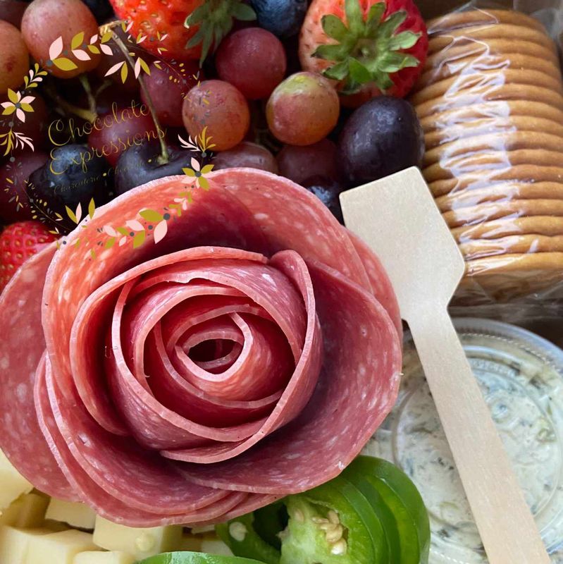Charcuterie Rose Box