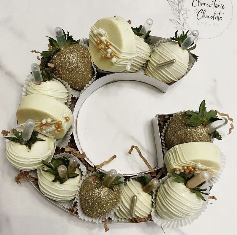 Chocolate Covered Strawberries Number Box