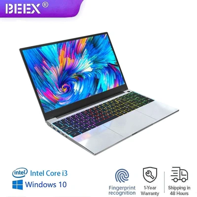 BEEX Intel Core i3 15.6 Inch 1920X1080 Laptop Windows 10 16GB RAM 512GB SSD Business Office Online Class Notebook