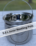 5.5 L Regular Nestled Pot with Lid
