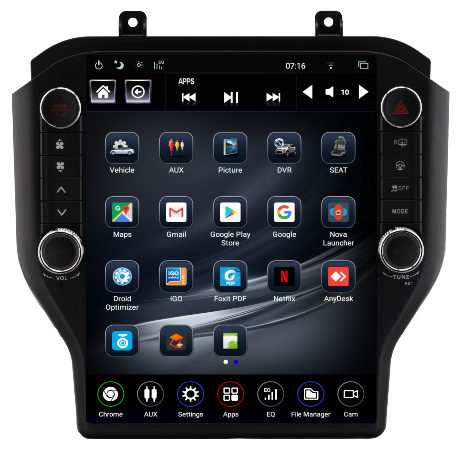 Linkswell 2015-UP Ford Mustang Generation 5 T-Style Radio