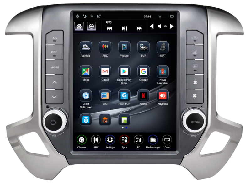 Linkswell 2014-2018 Chevy Silverado/GMC Sierra Generation 5 T-Style Radio