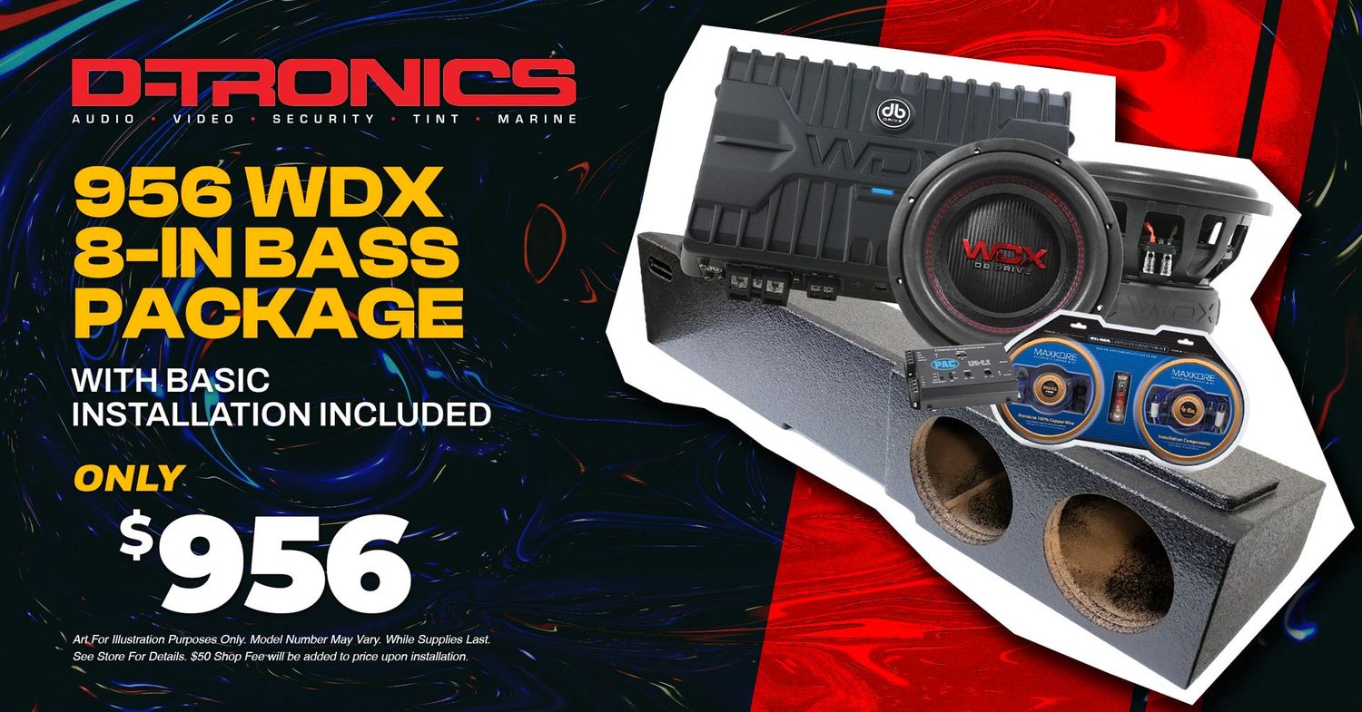 956 WDX 8-IN BASS PACKAGE