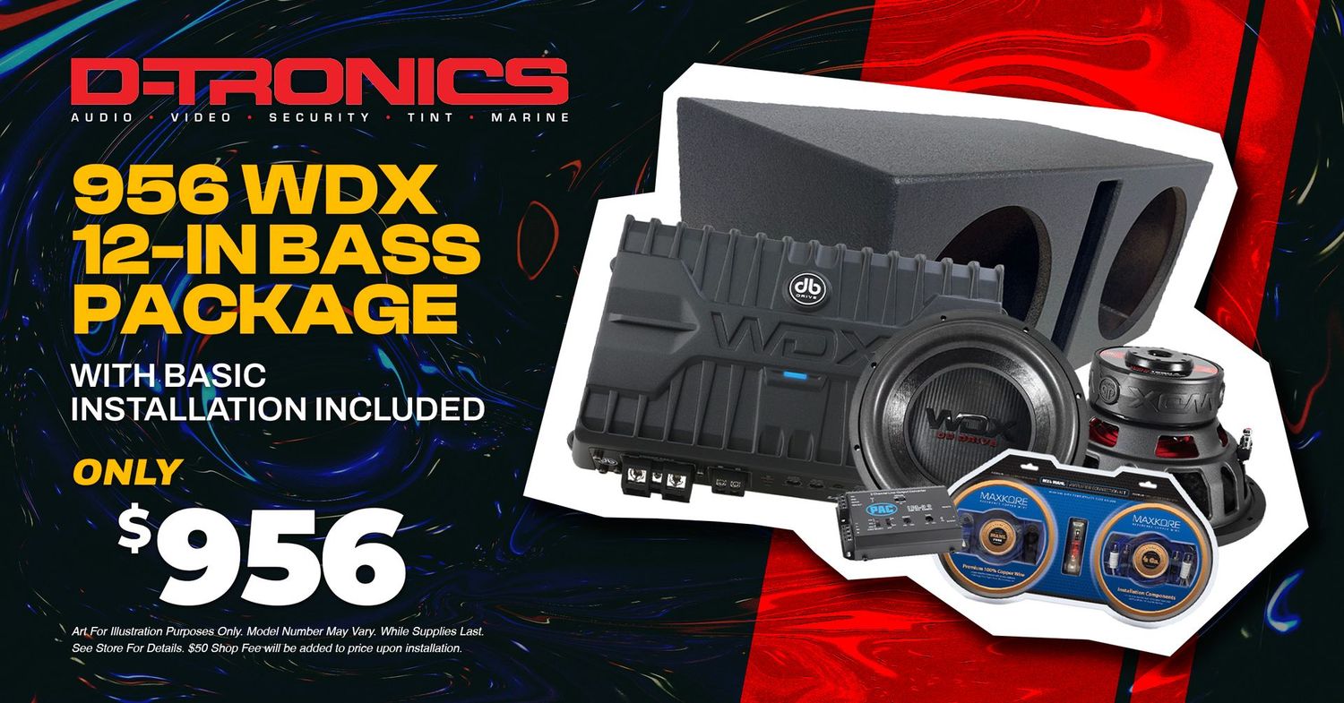 956 WDX 12-IN BASS PACKAGE