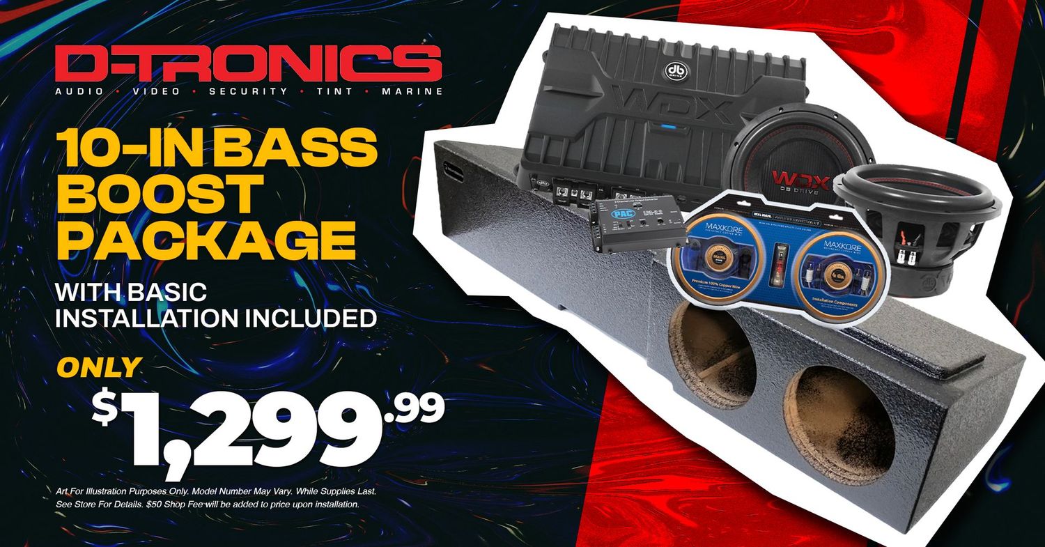 10-IN BASS BOOST PACKAGE