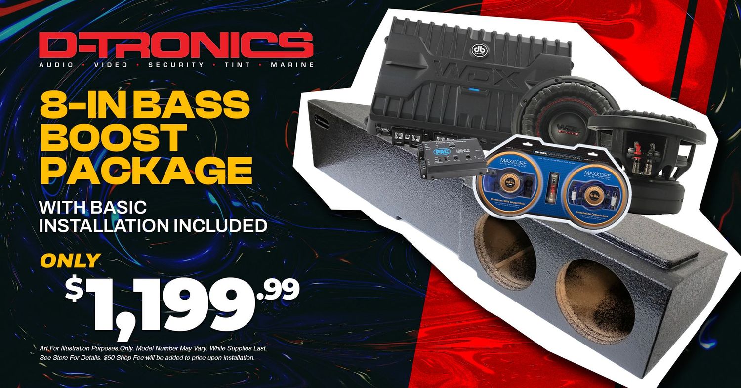8-IN BASS BOOST PACKAGE