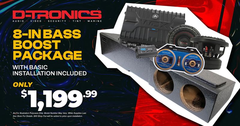 8-IN BASS BOOST PACKAGE