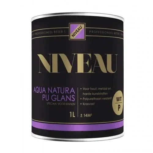 Aqua Natura PU Glans wit  van Niveau
