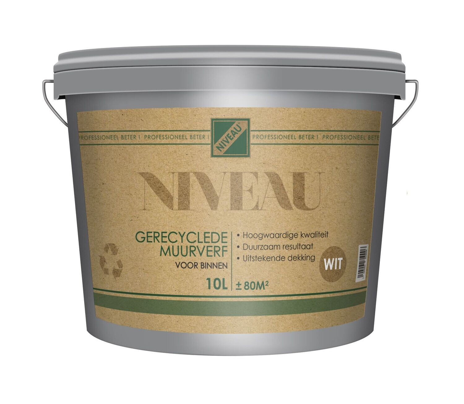 Gerecyclede Muurverf van Niveau