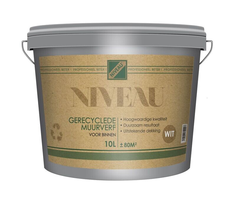 Gerecyclede Muurverf van Niveau