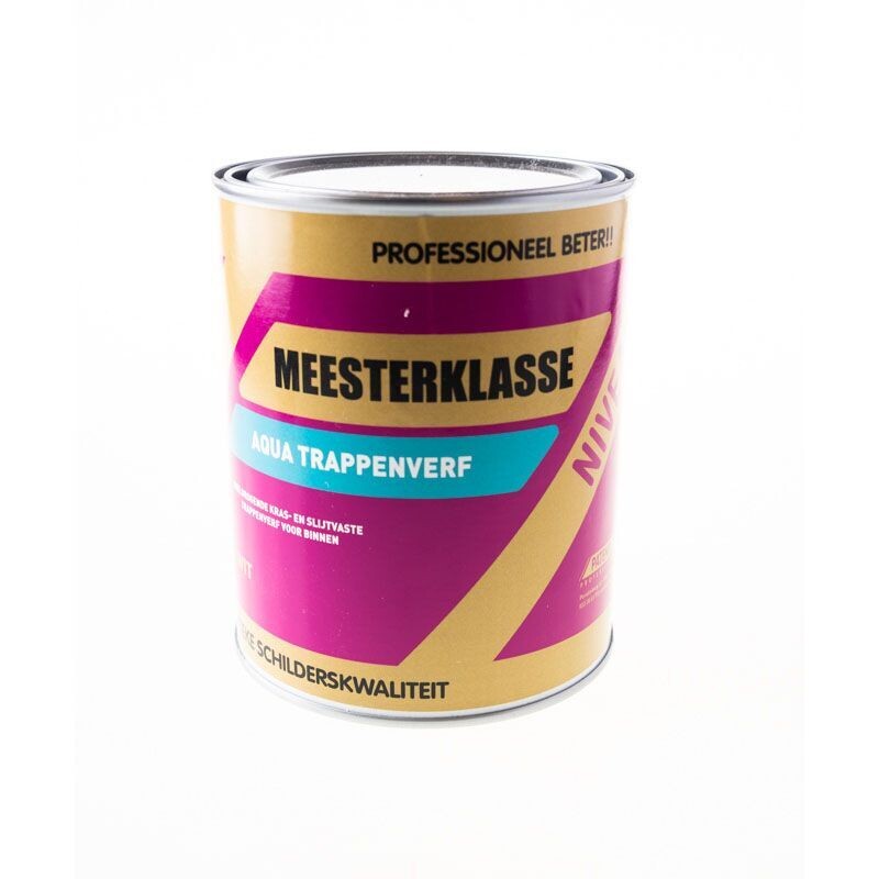 Meesterklasse Aqua PU Trappenlak op kleur gemengd