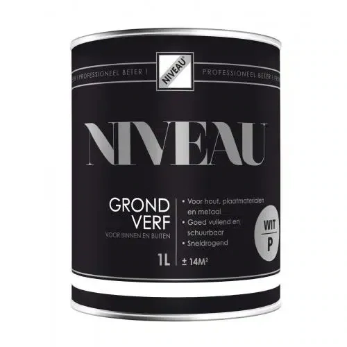 Grondverf van Niveau wit