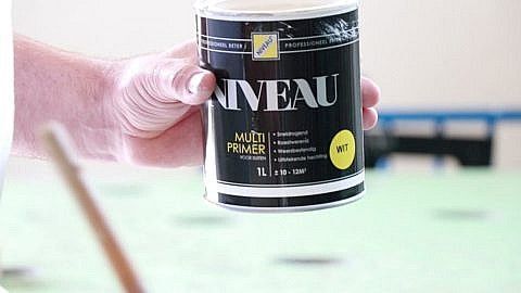 Multiprimer van Niveau op kleur gemengd