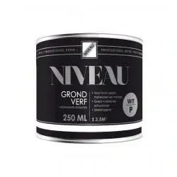Grondverf van Niveau op kleur gemengd