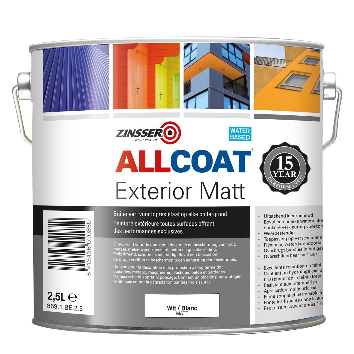 Zinsser Allcoat Exterior Matt