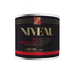 PU Hoogglanslak van Niveau wit