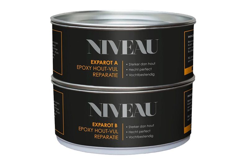 Exparot hout-rot-vuller van Niveau