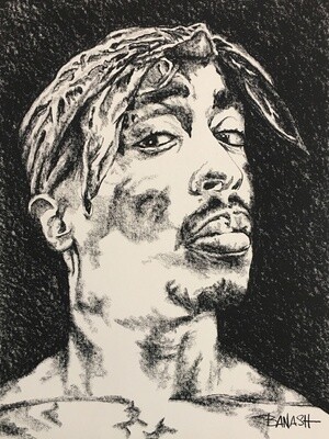 HIP HOP . RAP NO. 3 | LOOSE PRINT | CHARCOAL | 3:4 RATIO