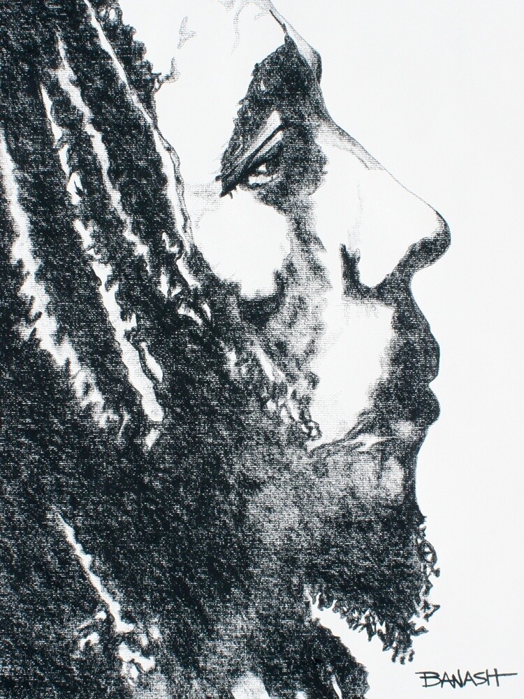 REGGAE NO. 6 | LOOSE PRINT | CHARCOAL | 3:4 RATIO