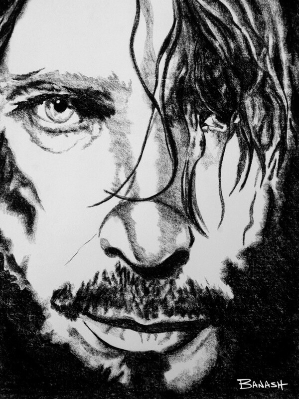 GRUNGE ROCK NO. 2 | CANVAS | CHARCOAL | 3:4 RATIO