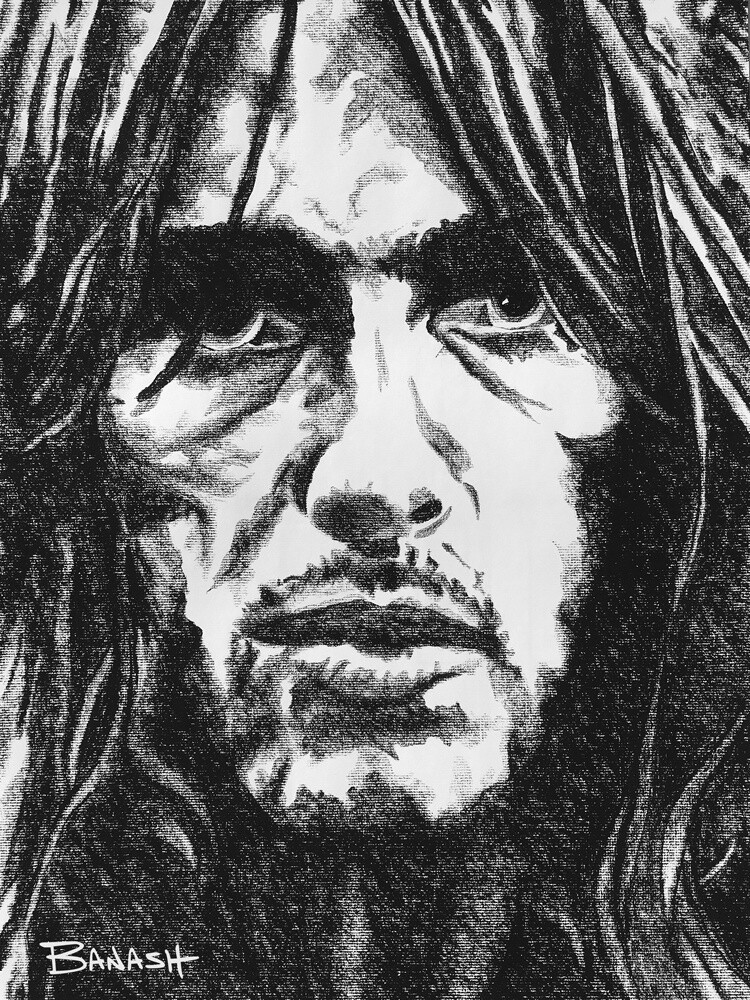 ROCK N&#39; ROLL NO. 16 | CANVAS | CHARCOAL | 3:4 RATIO