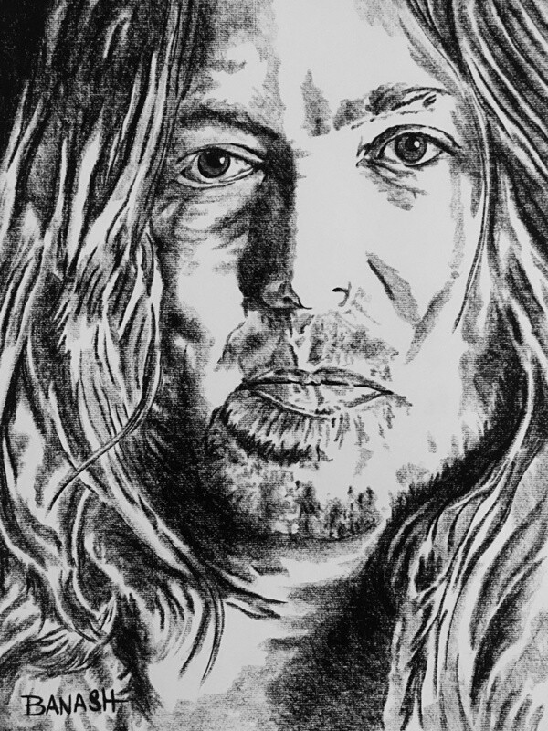 ROCK N&#39; ROLL NO. 19 | CANVAS | CHARCOAL | 3:4 RATIO