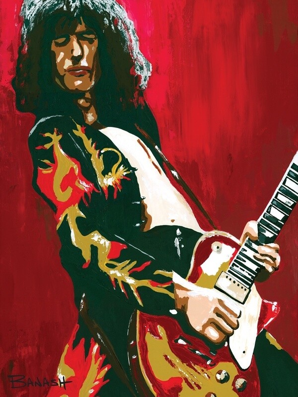 ROCK N&#39; ROLL NO. 1 | CANVAS | ACRYLIC PAINTING | 3:4 RATIO