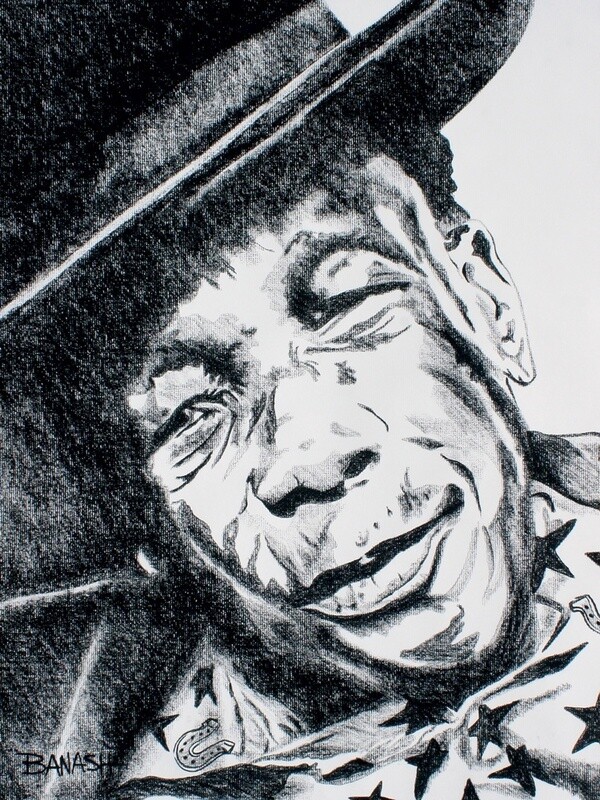 DELTA BLUES  NO. 7 | LOOSE PRINT | CHARCOAL | 3:4 RATIO