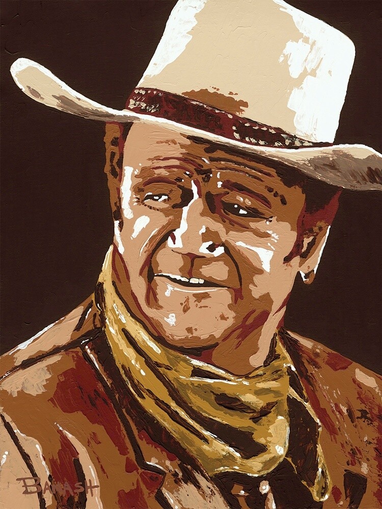 TRUE GRIT | LOOSE PRINT | ACRYLIC PAINTING | 3:4 RATIO