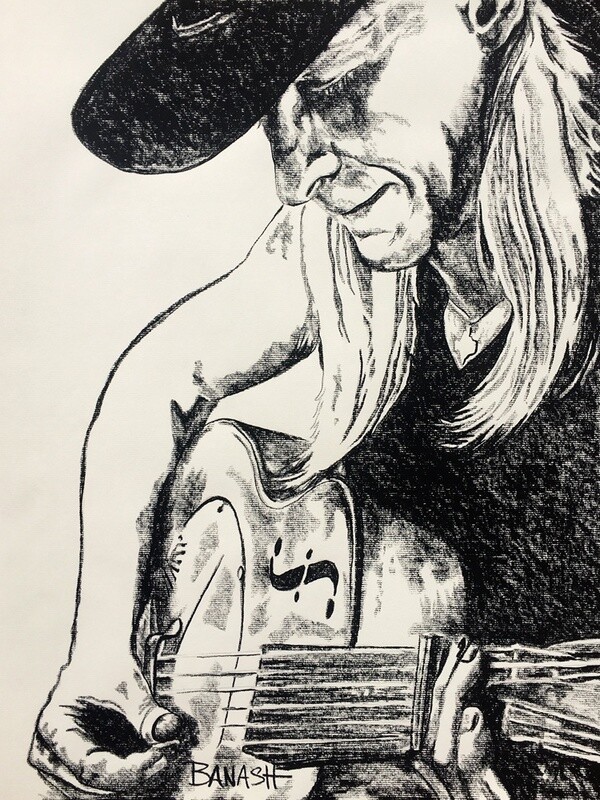 ELECTRIC BLUES NO. 18 | LOOSE PRINT | CHARCOAL | 3:4 RATIO