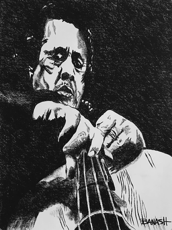 JAZZ NO. 2 | LOOSE PRINT | CHARCOAL | 3:4 RATIO