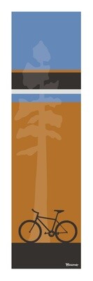 MOUNTAIN BIKE . PINES . DESERT LINES | CANVAS | ILLUSTRATION | LIFESTYLE | 1:3 RATIO