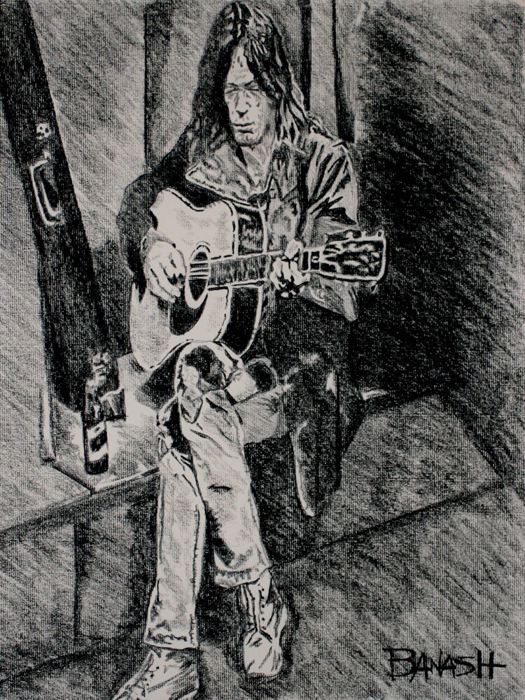 FOLK NO. 2 | LOOSE PRINT | CHARCOAL | 3:4 RATIO