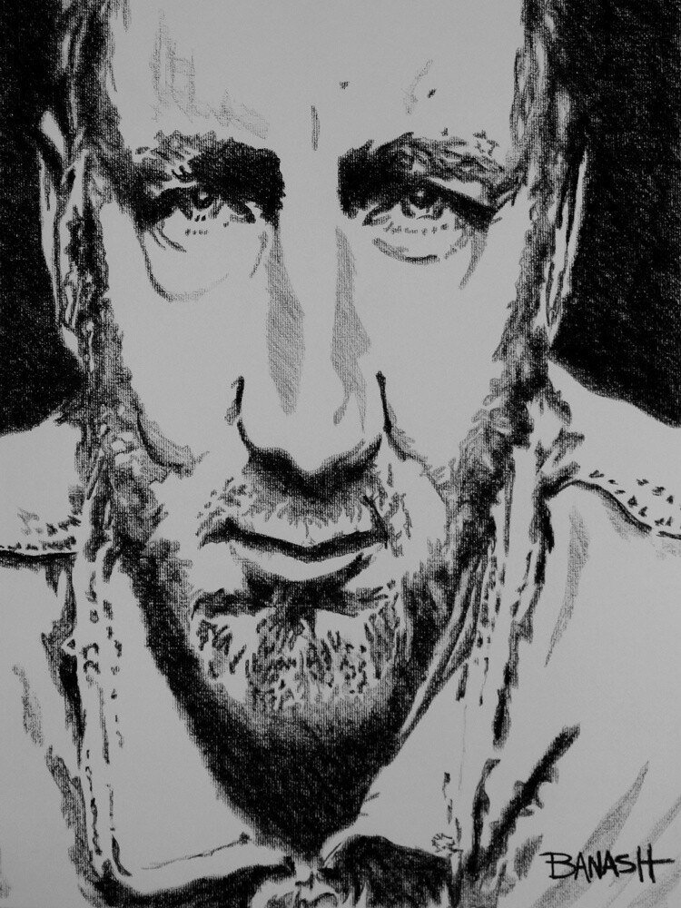 ROCK N&#39; ROLL NO. 12 | CANVAS | CHARCOAL | 3:4 RATIO