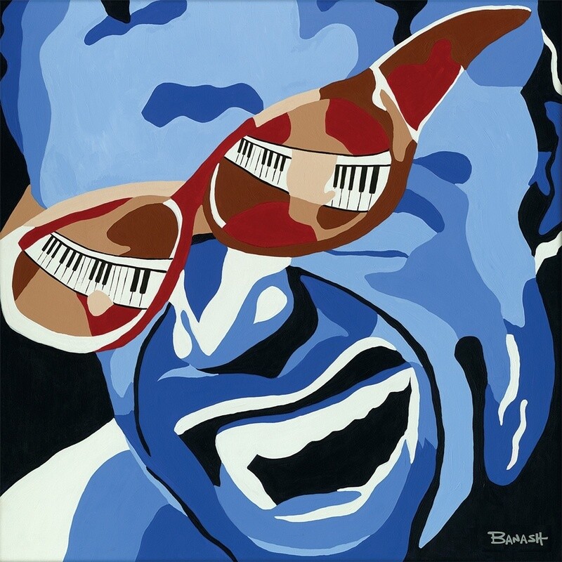 SOUL NO. 1 SHADED KEYS | LOOSE PRINT | ACRYLIC PAINTING | 1:1 RATIO