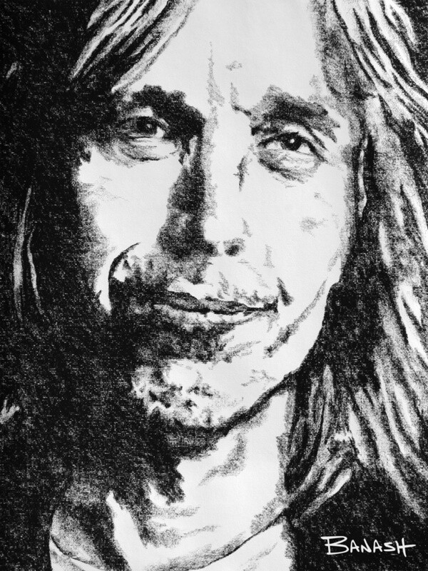 ROCK N&#39; ROLL NO. 4 | CANVAS | CHARCOAL | 3:4 RATIO