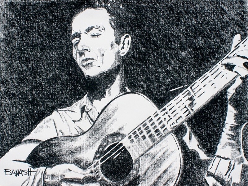 FOLK NO. 4 | CANVAS | CHARCOAL | 3:4 RATIO