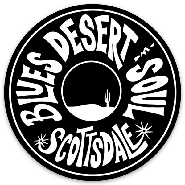 BLUES DESERT &amp; SOUL |  CIRCLE STICKER