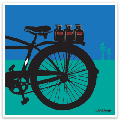 BEER RUN | SQUARE STICKER