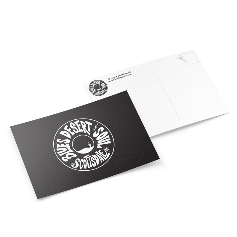 BLUES DESERT &amp; SOUL LOGO | 6&quot; x 9&quot; POSTCARD
