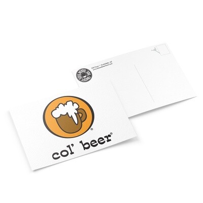 COL' BEER CLASSIC LOGO | 6" x 9" POSTCARD