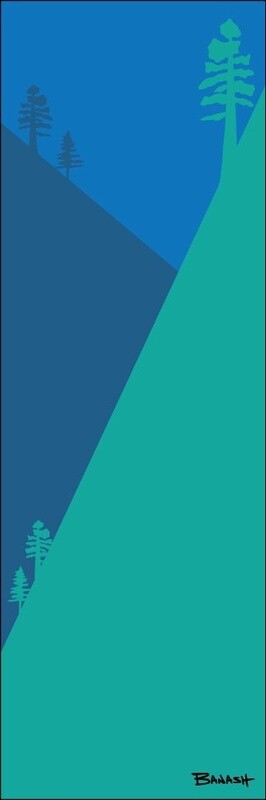 MOUNTAIN SLOPES | LOOSE PRINT | ILLUSTRATION | 1:3 RATIO