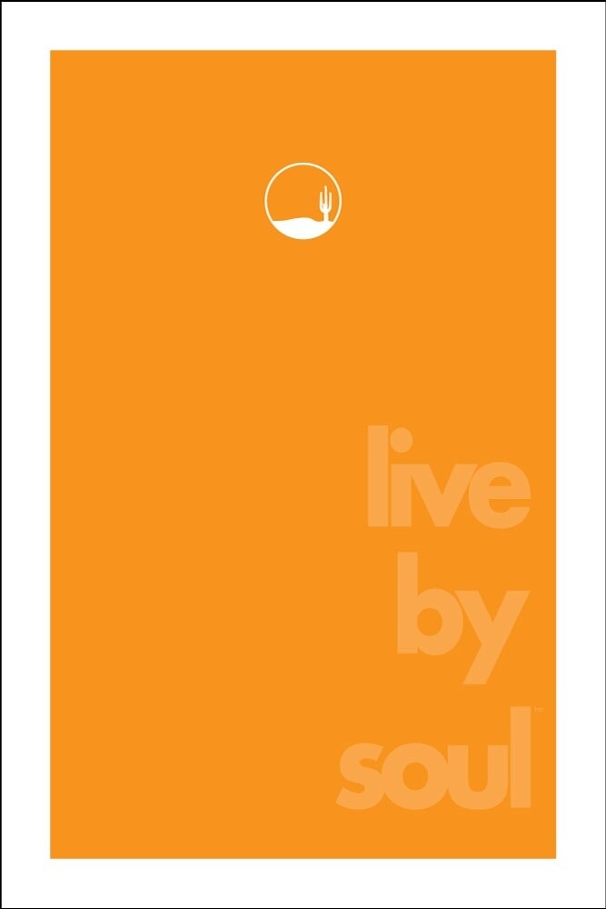 LIVE BY SOUL . DUNE . CACTUS . COLOR SERIES | LOOSE PRINT | ILLUSTRATION | 2:3 RATIO, Size: 4x6, COLOR: ORANGE