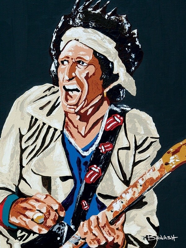 ROCK N&#39; ROLL NO. 10 | CANVAS | ACRYLIC PAINTING | 3:4 RATIO