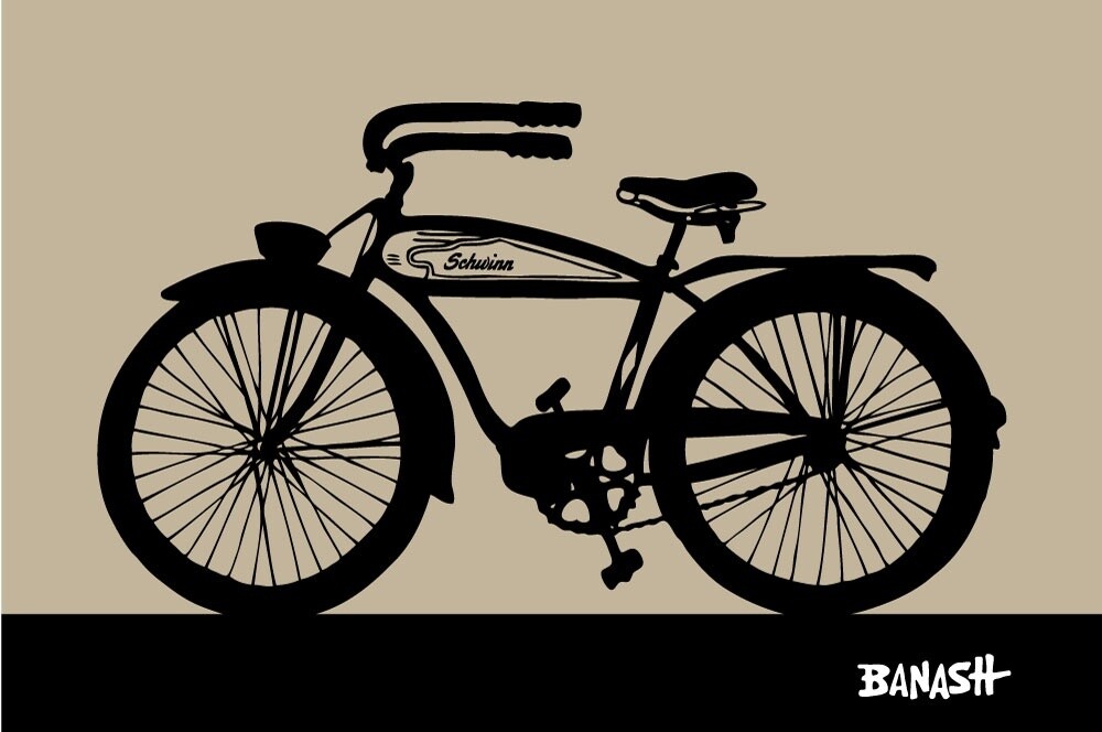 SCHWINN AUTOCYCLE . RIDE | CANVAS | ILLUSTRATION | 2:3 RATIO