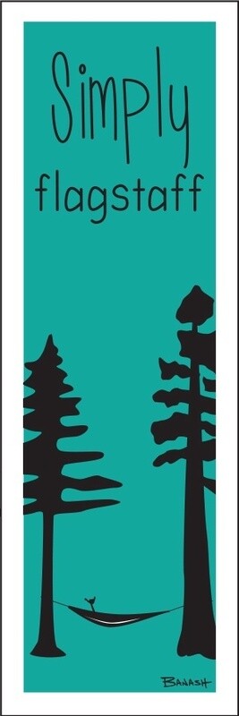 SIMPLY FLAGSTAFF . HAMMOCK SHAKA . SERIES | LOOSE PRINT | ILLUSTRATION | 1:3 RATIO, Size: 4x12, STYLE: SIMPLE