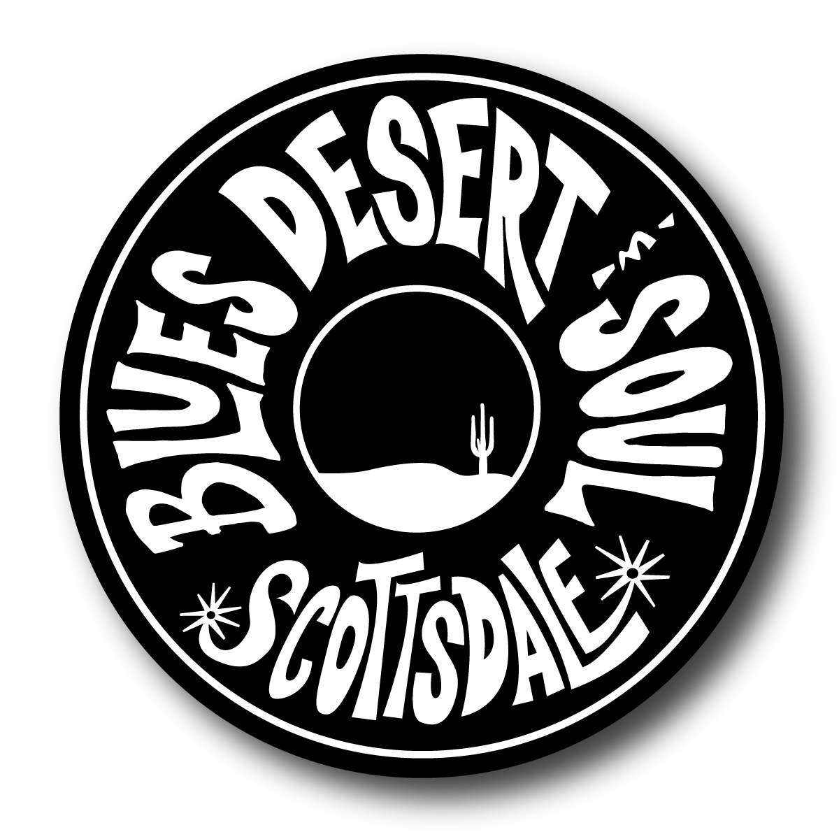 BLUES, DESERT &amp; SOUL | ROUND MAGNET