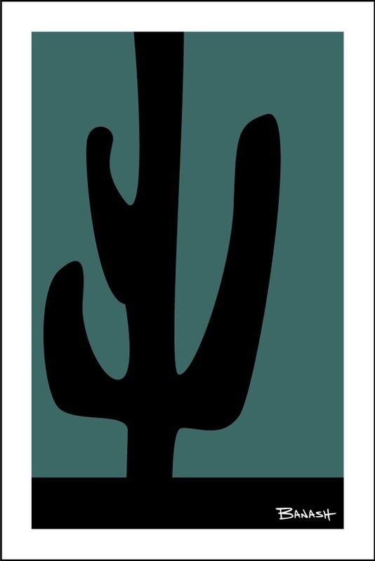 SAGUARO CACTUS . COLOR SERIES | LOOSE PRINT | ILLUSTRATION | 2:3 RATIO
