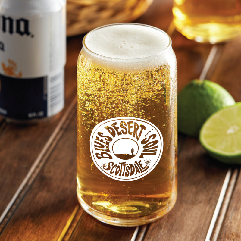 PINT GLASS | BDS LOGO