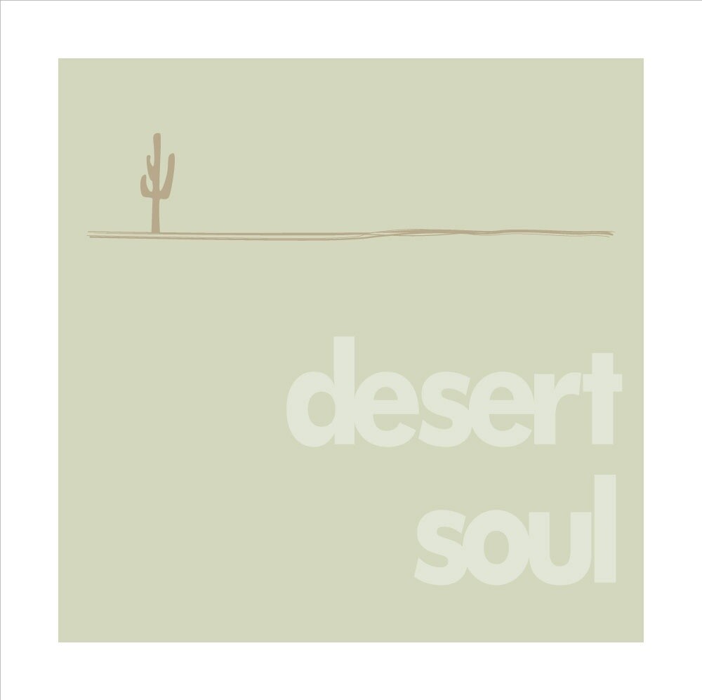 DESERT SOUL . SAGUARO | CANVAS | ILLUSTRATION | 1:1 RATIO